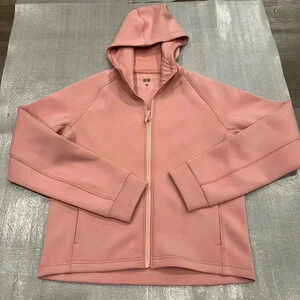 [M]Uniqlo  Blush Pink Dry Sec Zipper Hoodie